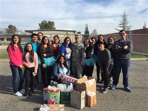 Toy Drive for our adopted military family.